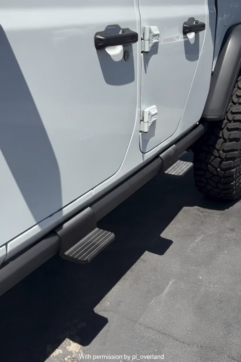 Jeep Snap-On Side Steps - V1 Low - Singularity Series