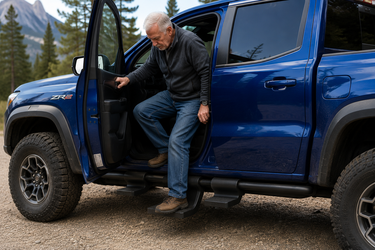 Gen 2 ZR2/AT4X Snap-On Side Steps - Mid Height - (2015-2022)