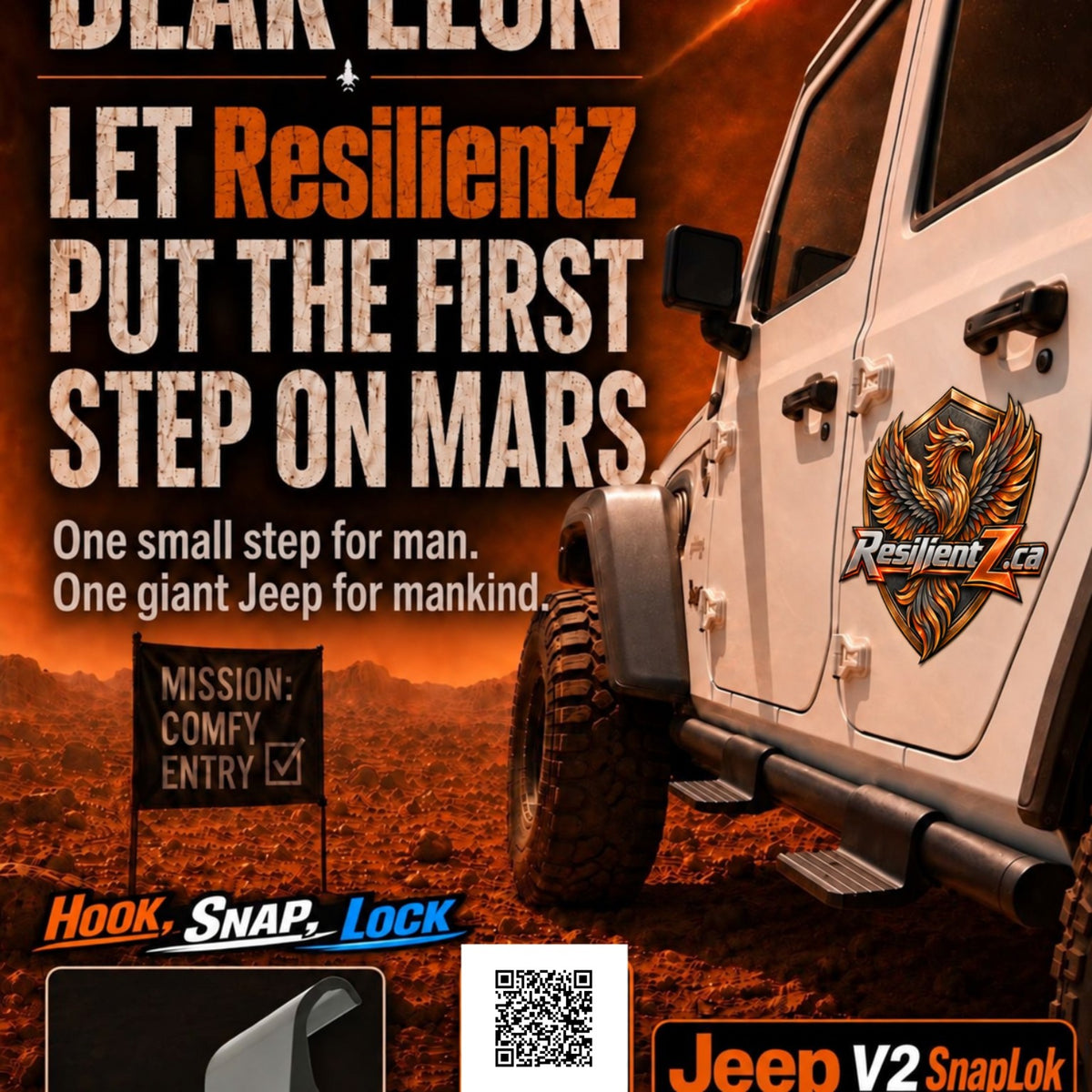 Jeep SnapLok Mars promotion