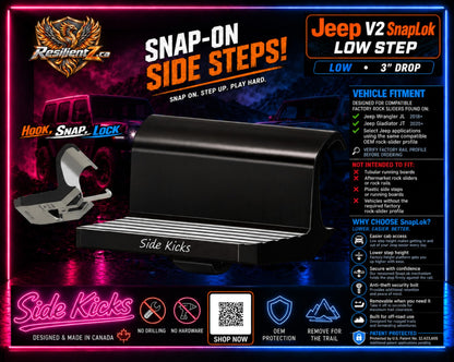 Jeep V2 SnapLok Low Step
