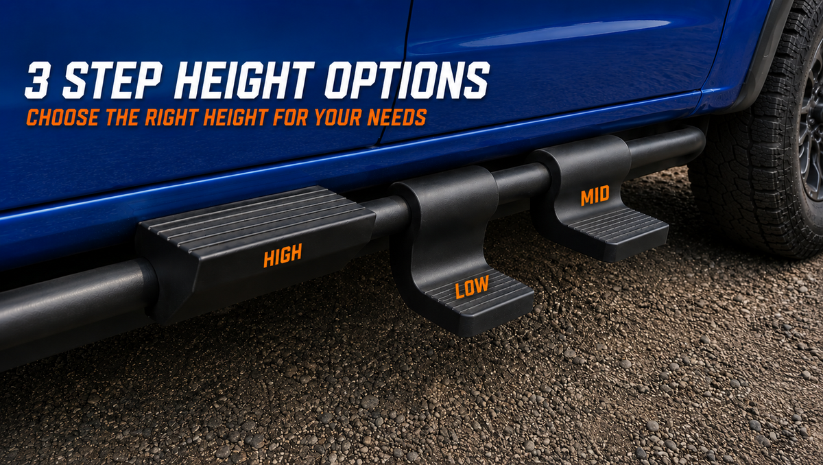 Gen 2 ZR2/AT4X Snap-On Side Steps - Low - (2015-2022)