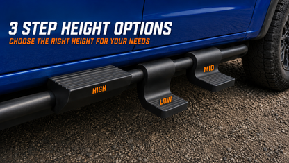 Gen 2 ZR2/AT4X Snap-On Side Steps - Low - (2015-2022)